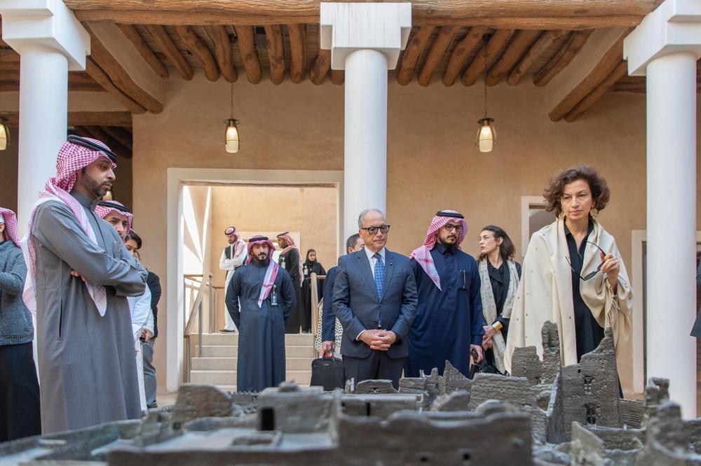 مديرة اليونسكو تزور' الثقافة ' وتتجول في الدرعية