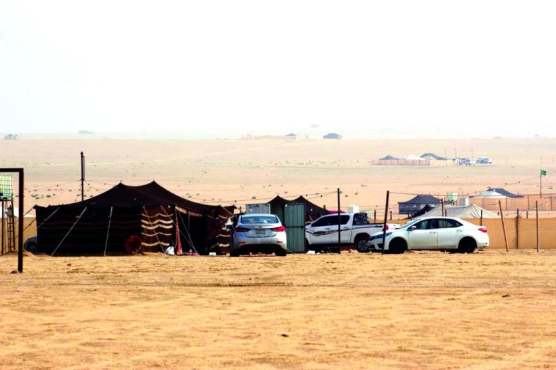 الدفء ينعش السياحة بفيافي النعيرية البرية