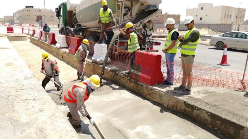 الشرقية تعالج هبوطات الشوارع بتقنيات حديثة