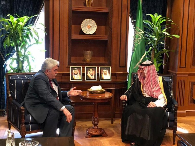 «الجبير» يبحث العلاقات الثنائية مع سفير رومانيا 