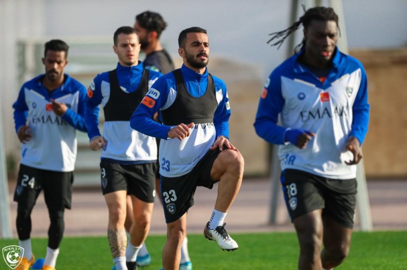 الهلال يختتم تدريباته للرائد بمشاركة خربين
