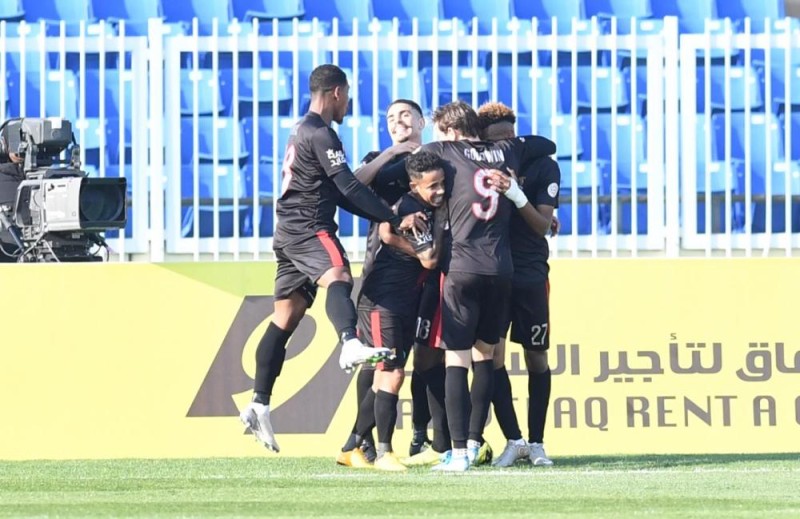 الوحدة يهزم أبها برباعية في دوري المحترفين