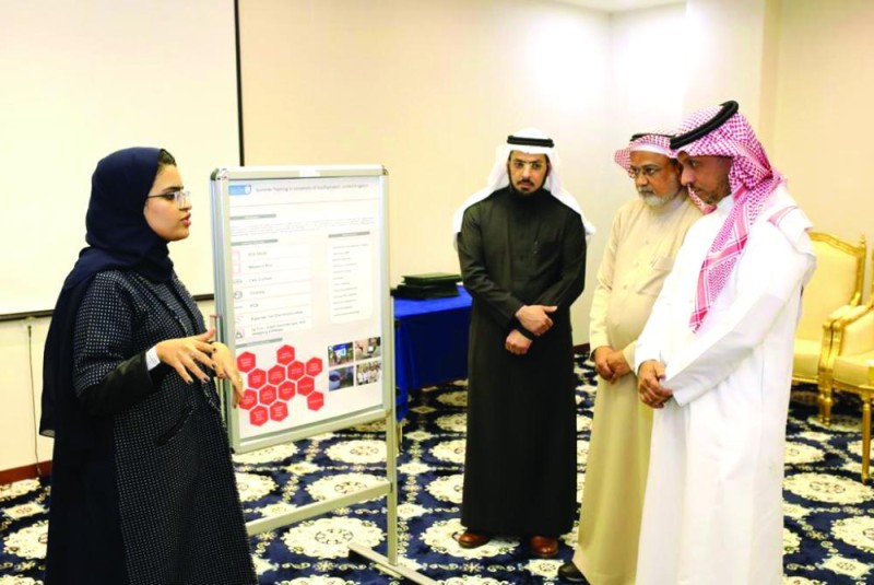 تكريم طلاب «الملك سعود» المتدربين بالخارج