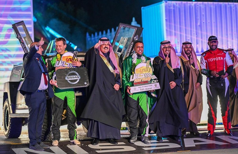 العبدالعالي يخطف بطولة رالي حائل الدولي 2020