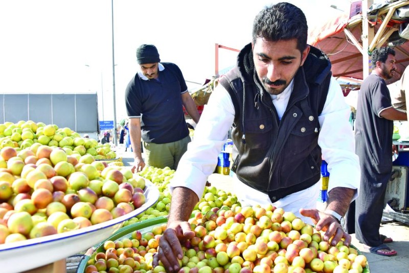 «الكنار».. فاكهة بسطات الطرق في الشتاء