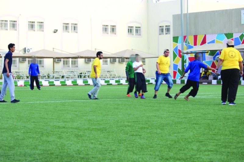 برامج رياضية وترفيهية في اليوم التطوعي