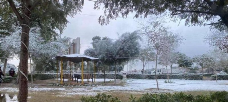 بالصور.. الثلوج تكسو بغداد لأول مرة منذ عقود