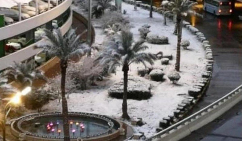 بالصور.. الثلوج تكسو بغداد لأول مرة منذ عقود