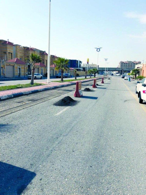 بدء تطوير وتحسين شوارع الظهران