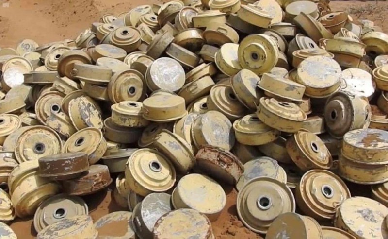 'مسام' ينتزع 1,865 لغمًا في اليمن خلال أسبوع