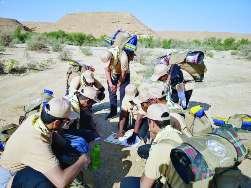 «التحدي والمغامرة»
على رمال متنزه حريملاء الوطني