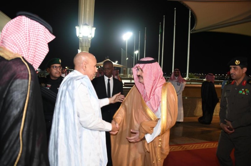 الرئيس الموريتاني يغادر جدة