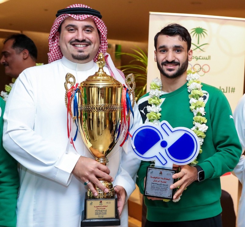 استقبال حافل للبطل الأولمبي الخضراوي