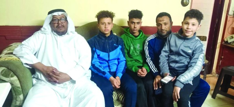 إدارة الثقبة تزور أسرة عرابي