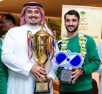 استقبال حافل للبطل الأولمبي الخضراوي