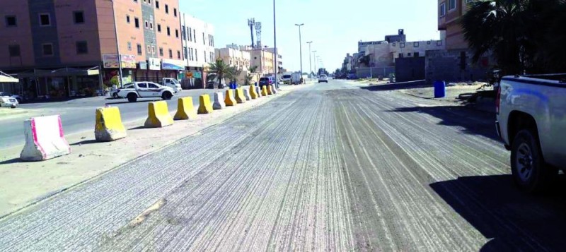 شوارع بالعوامية تخضع للصيانة والتطوير