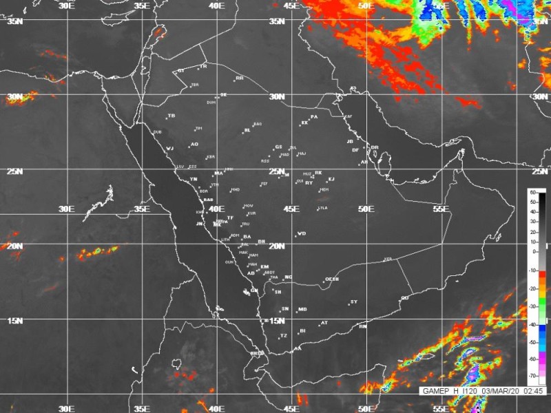 'الأرصاد' رياح وغبار مستمرة على الشرقية