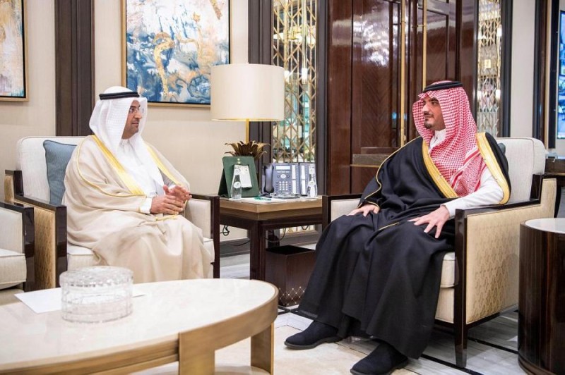 وزير الداخلية يستقبل الأمين العام لمجلس التعاون الخليجي