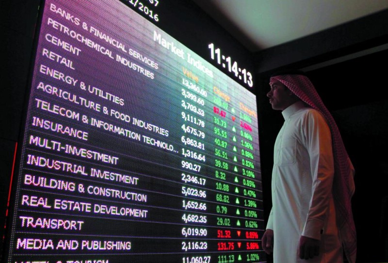 مؤشر سوق الأسهم يغلق مرتفعا 2.8 %