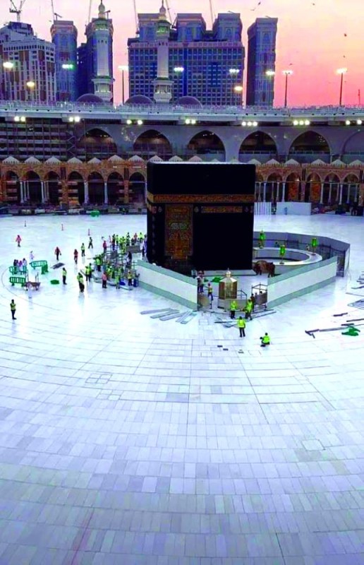 إغلاق الحرمين بعد العشاء وفتحهما فجرا