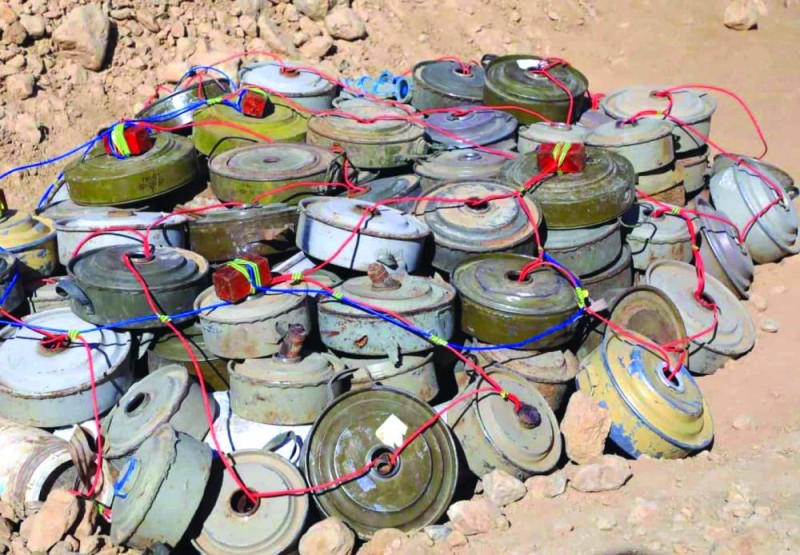 نزع 2,963 لغما حوثيا في أسبوع