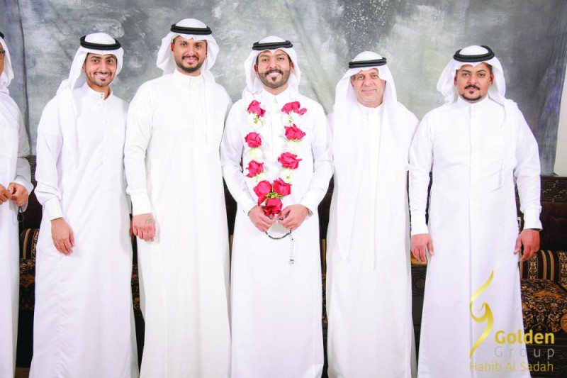آل محسن يحتفل بعقد قرانه