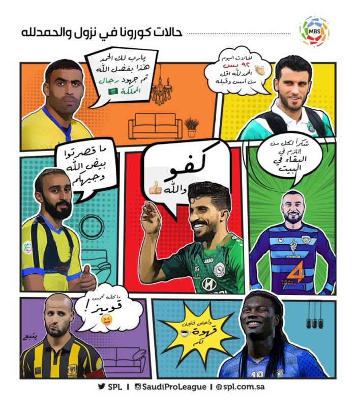 «نجوم المحترفين» يشيدون بمكافحة المملكة لـ«كورونا»