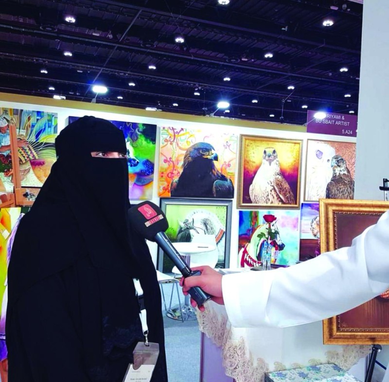 الخيل والصقور أيقونة الجمال في الفن العربي