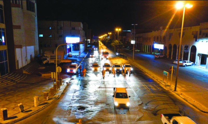 بلدية القطيف تعقيم 93 % من البلدات والقرى
