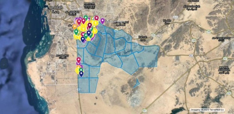'خرائط GIS ' لتعريف أهالي جدة بالخدمات القريبة