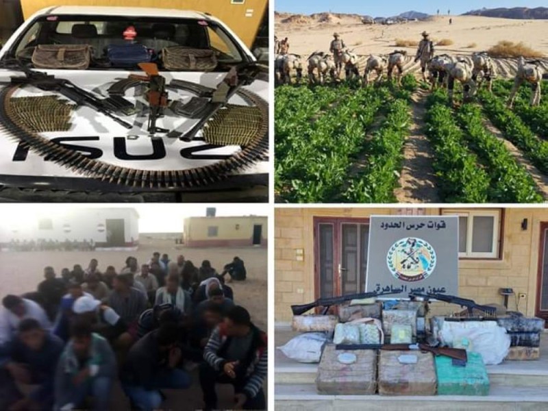 الجيش المصرى يدمر 10 أنفاق فى شمال سيناء 