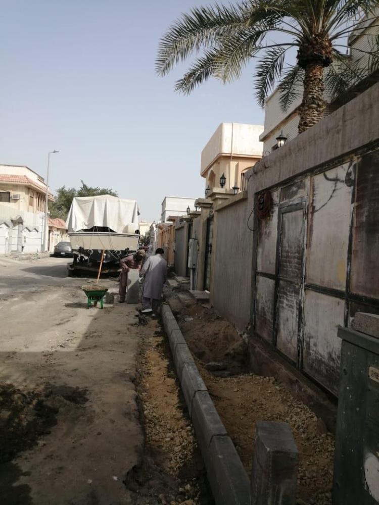 استكمال العمل بتطوير حي الراكة بالخبر