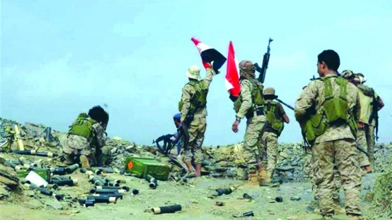 الجيش اليمني يقطع خط إمداد الحوثي بجبهة ثرة
