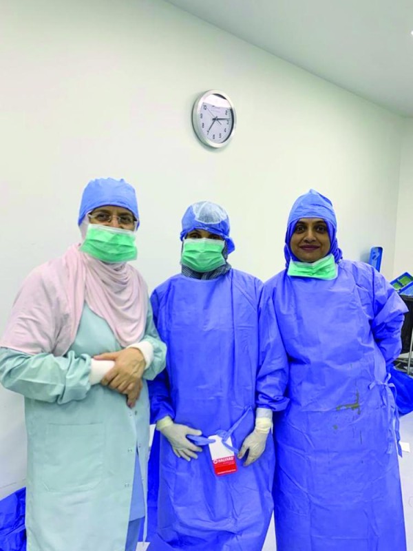إنهاء معاناة طفلة من عيب خلقي بالقطيف