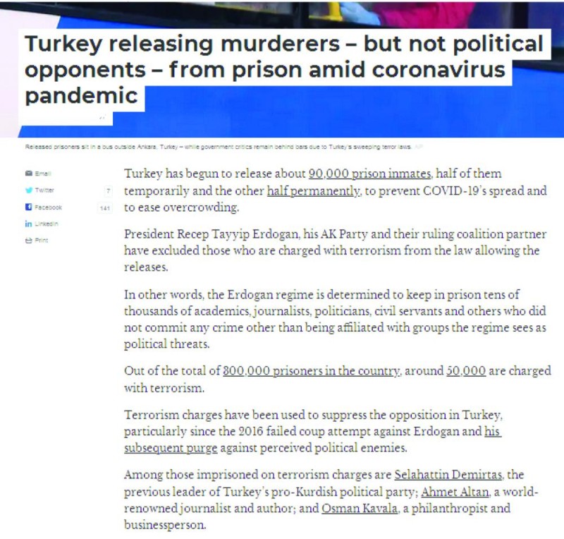 كورونا يكشف فشل أردوغان