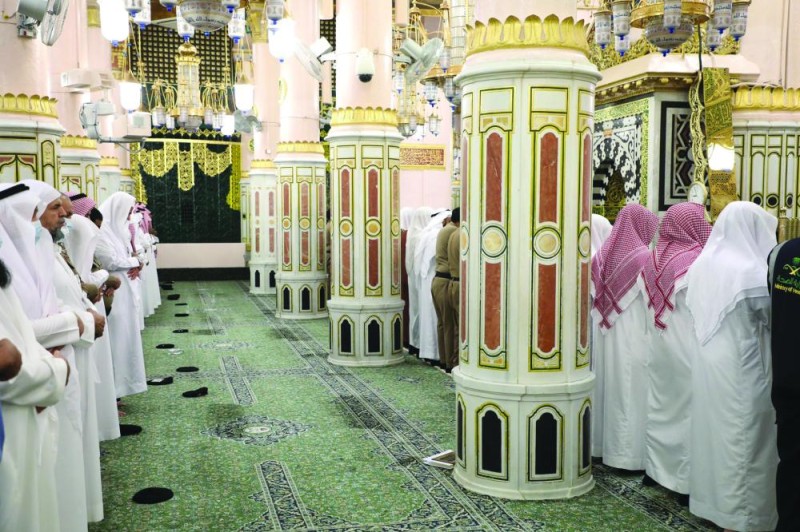 دراسة تنظيم المصلين ومرافقي الجنائز بالمسجد النبوي