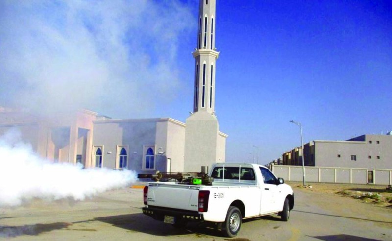 غرب الدمام.. تعقيم 3 أحياء