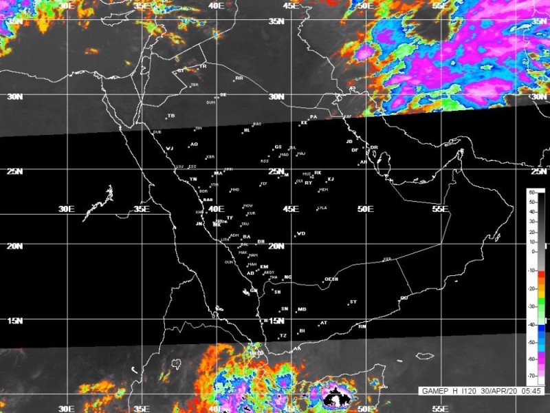 أمطار وغبار على الشرقية و٧ مناطق آخرى
