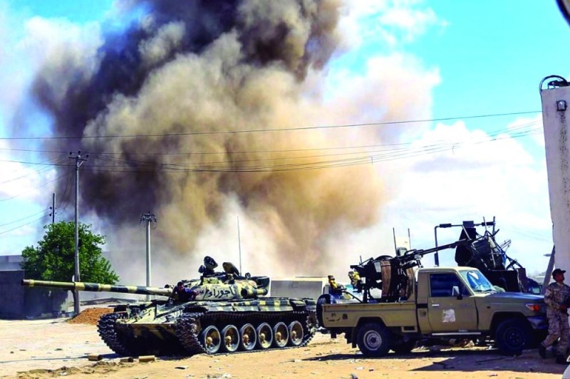 الجيش الليبي يوجه ضربات قوية لميليشيات مصراتة