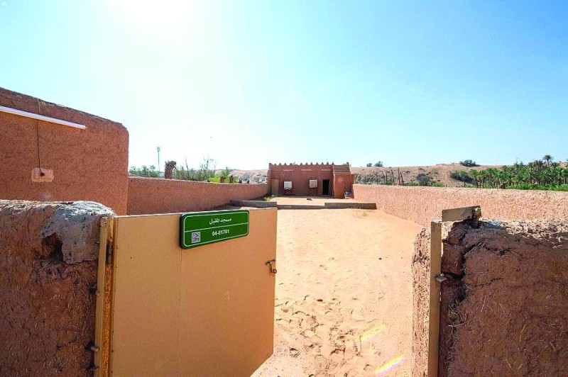 مسجد «المنسي».. فناء غير مسقوف على الطراز النجدي