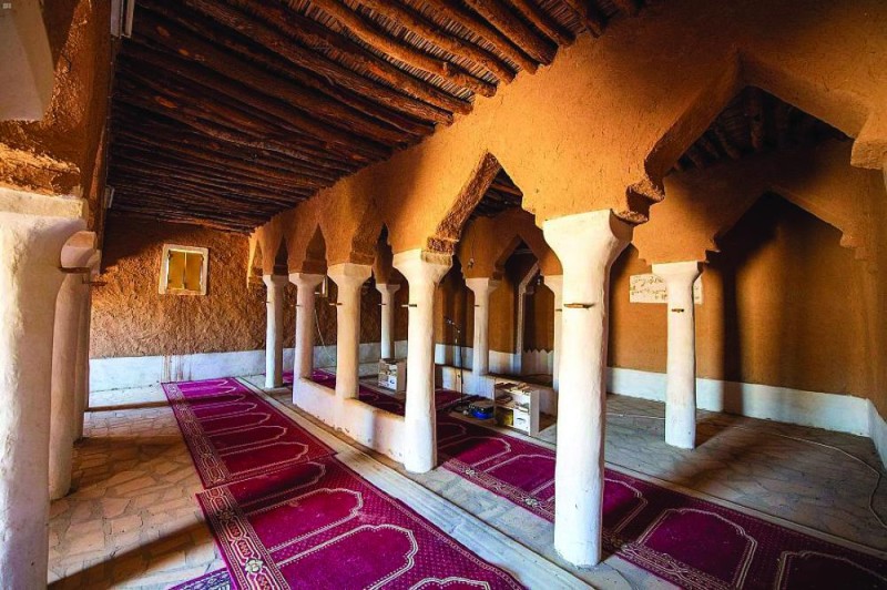 مسجد «المنسي».. فناء غير مسقوف على الطراز النجدي