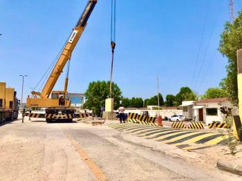 إزالة الحواجز الخرسانية في 18 مجمعاً سكنياً بالجبيل