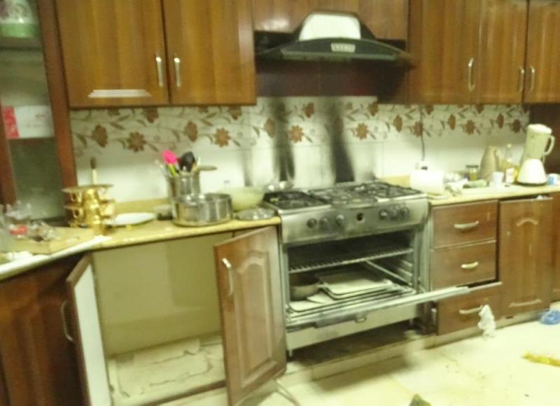 إخماد حريق بمبنى سكني في حفر الباطن