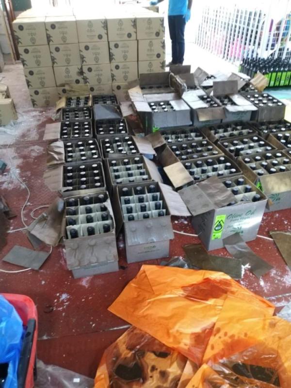 ضبط 1.5 طن زيت زيتون فاسد بالدمام