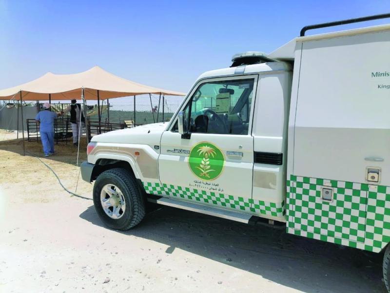 20.945 مستفيدا من 20 عيادة بيطرية متنقلة
