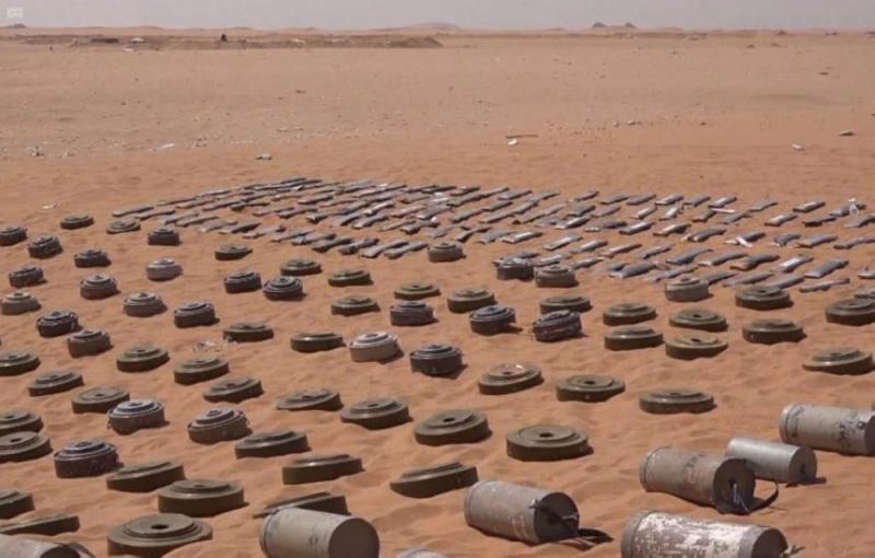 «مسام» ينتزع 1279 لغما حوثيا من الأراضي اليمنية