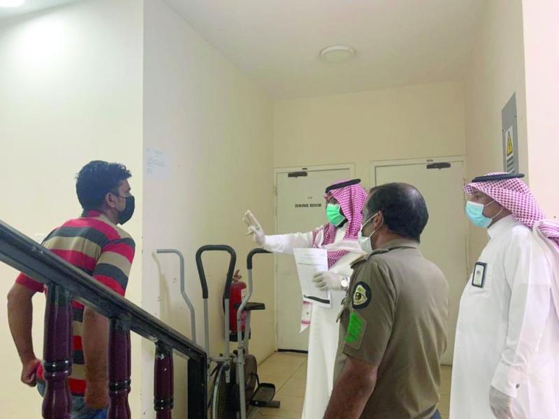 جولات مكثفة على مساكن العمالة في بقيق