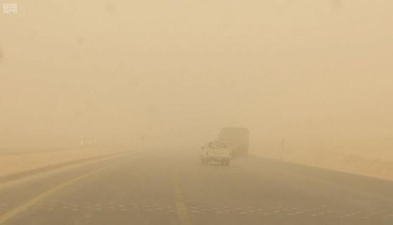 غبار على الشرقية ومعظم مناطق المملكة