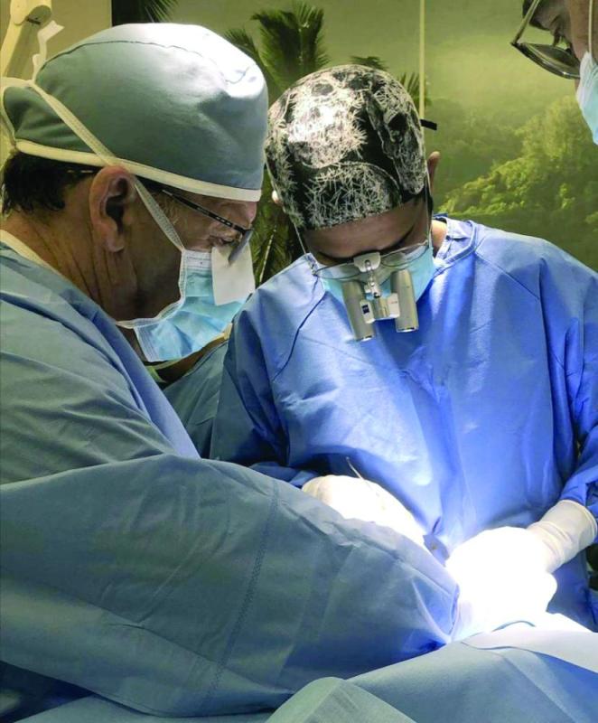استئصال ورم من «فروة» رأس