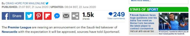 ابتهاج جماهير نيوكاسل بانتقال ملكيته لصندوق الاستثمار السعودي